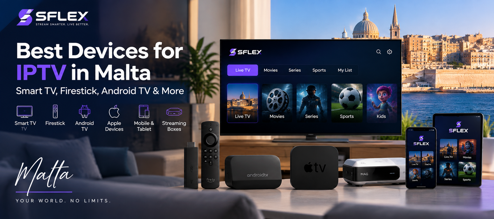 Best Devices for IPTV in Malta: Smart TV, Firestick & Android TV